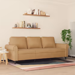 Divano a 3 Posti Marrone 180 cm in Vellutocod mxl 86740 - Vista aggiuntiva 3