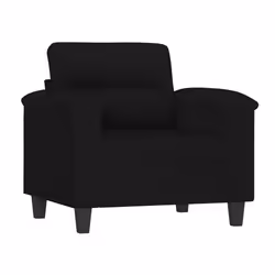Poltrona Nera 60 cm in Microfibracod mxl 85446 - Vista aggiuntiva 2