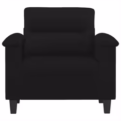 Poltrona Nera 60 cm in Microfibracod mxl 85446 - Vista aggiuntiva 3
