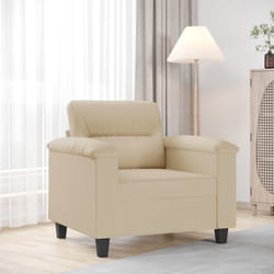Poltrona Crema 60 cm in Microfibracod mxl 109410