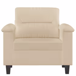 Poltrona Crema 60 cm in Microfibracod mxl 109410 - Vista aggiuntiva 3