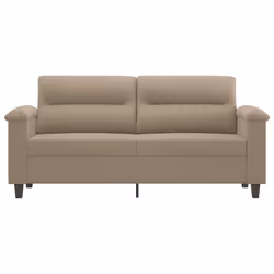 Divano a 2 Posti Tortora 140 cm in Tessuto Microfibracod mxl 133349 - Vista aggiuntiva 3