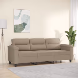 Questo divano a tre posti è il luogo ideale per chiacchierare, leggere, guardare la TV o semplicemente rilassarsi. È destinat ...