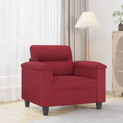 Vidaxl - Poltrona Rosso Vino 60 cm in Similpelle 59046