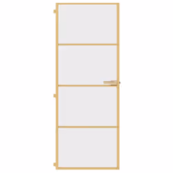 Porta Interni Sottile Oro 76x201,5cm Vetro Temperato Alluminiocod mxl 134721 - Vista aggiuntiva 3