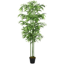 Vidaxl - Albero Bambù Artificiale 864 Foglie 180 cm Verde