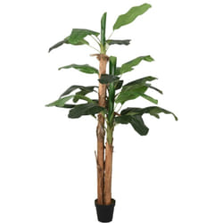 Vidaxl - Albero di Banano Artificiale 19 Foglie 180 cm Verde
