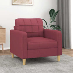 Vidaxl - Poltrona Rosso Vino 60 cm in Tessuto 67508