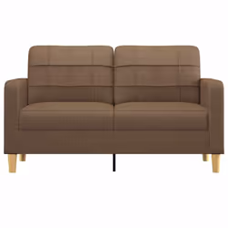 Divano a 2 Posti Marrone 140 cm in Tessutocod mxl 102548 - Vista aggiuntiva 3