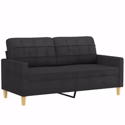 Divano a 2 Posti Nero 120 cm in Tessutocod mxl 78601 - Vista aggiuntiva 2