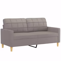 Divano a 2 Posti Tortora 140 cm in Tessutocod mxl 118639 - Vista aggiuntiva 2