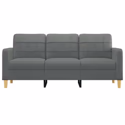 Divano a 3 Posti Grigio Chiaro 180 cm in Tessutocod mxl 118630 - Vista aggiuntiva 3