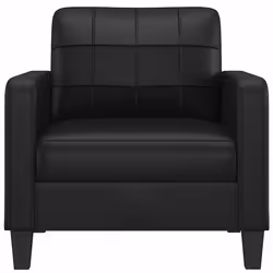Poltrona Nera 60 cm in Similpellecod mxl 94665 - Vista aggiuntiva 3