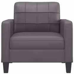 Poltrona Grigia 60 cm in Similpellecod mxl 126532 - Vista aggiuntiva 3