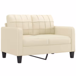 Divano a 2 Posti Crema 120 cm in Similpellecod mxl 94669 - Vista aggiuntiva 2
