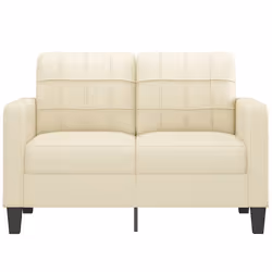 Divano a 2 Posti Crema 120 cm in Similpellecod mxl 94669 - Vista aggiuntiva 3