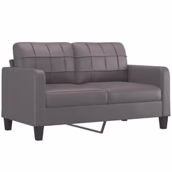 Divano a 2 Posti Grigio 140 cm in Similpellecod mxl 70665 - Vista aggiuntiva 2