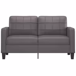 Divano a 2 Posti Grigio 140 cm in Similpellecod mxl 70665 - Vista aggiuntiva 3