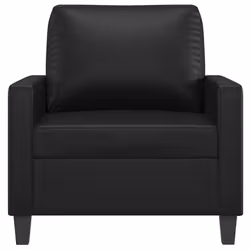 Poltrona Nera 60 cm in Similpellecod mxl 78868 - Vista aggiuntiva 3