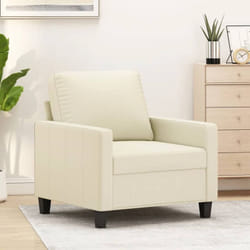 Vidaxl - Poltrona Crema 60 cm in Similpelle