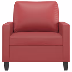 Poltrona Rosso Vino 60 cm in Similpellecod mxl 102817 - Vista aggiuntiva 3