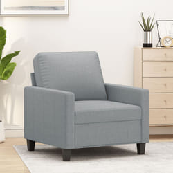 Poltrona Grigio Chiaro 60 cm in Tessutocod mxl 106674