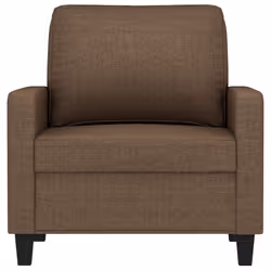 Poltrona Marrone 60 cm in Tessutocod mxl 82744 - Vista aggiuntiva 3