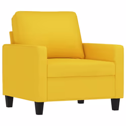 Poltrona Giallo Chiaro 60 cm in Tessutocod mxl 82745 - Vista aggiuntiva 2