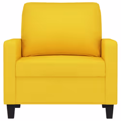 Poltrona Giallo Chiaro 60 cm in Tessutocod mxl 82745 - Vista aggiuntiva 3