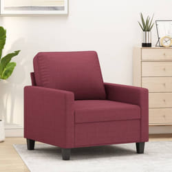 Vidaxl - Poltrona Rosso Vino 60 cm in Tessuto 63517