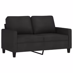 Divano a 2 Posti Nero 120 cm in Tessutocod mxl 82825 - Vista aggiuntiva 2
