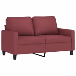 Divano a 2 Posti Rosso Vino 120 cm in Tessutocod mxl 130661 - Vista aggiuntiva 2