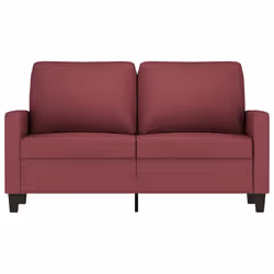 Divano a 2 Posti Rosso Vino 120 cm in Tessutocod mxl 130661 - Vista aggiuntiva 3