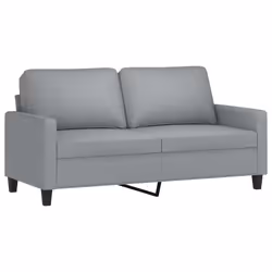 Divano a 2 Posti Grigio Chiaro 140 cm in Tessutocod mxl 130662 - Vista aggiuntiva 2