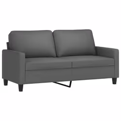 Divano a 2 Posti Grigio Scuro 140 cm in Tessutocod mxl 102560 - Vista aggiuntiva 2