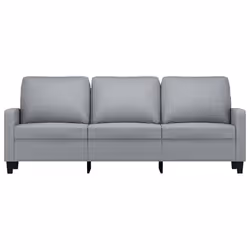 Divano a 3 Posti Grigio Chiaro 180 cm in Tessutocod mxl 82747 - Vista aggiuntiva 3