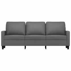 Divano a 3 Posti Grigio Chiaro 180 cm in Tessutocod mxl 102562 - Vista aggiuntiva 3