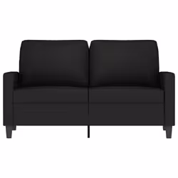 Divano a 2 Posti Nero 120 cm in Vellutocod mxl 131143 - Vista aggiuntiva 3