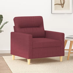 Vidaxl - Poltrona Rosso Vino 60 cm in Tessuto 87873