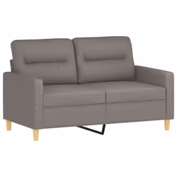Divano a 2 Posti Tortora 120 cm in Tessutocod mxl 104669 - Vista aggiuntiva 2