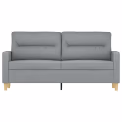 Divano a 2 Posti Grigio Chiaro 140 cm in Tessutocod mxl 80819 - Vista aggiuntiva 3