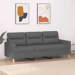 Questo divano a tre posti è il luogo ideale per chiacchierare, leggere, guardare la TV o semplicemente rilassarsi. È destinat ...