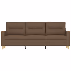 Divano a 3 Posti Marrone 180 cm in Tessutocod mxl 128689 - Vista aggiuntiva 3