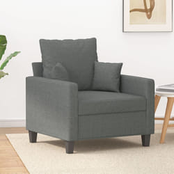 Poltrona Grigio Scuro 60 cm in Tessutocod mxl 130860