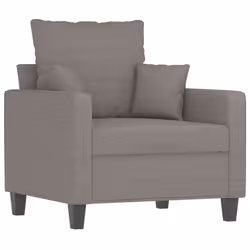 vidaXL Poltrona Tortora 60 cm in Tessuto - Vista aggiuntiva 2