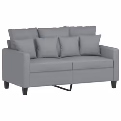 Divano a 2 Posti Grigio Chiaro 120 cm in Tessutocod mxl 130861 - Vista aggiuntiva 2