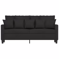 Divano a 2 Posti Nero 120 cm in Tessutocod mxl 131121 - Vista aggiuntiva 3