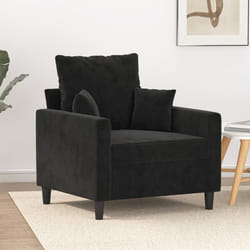 Poltrona Nero 60 cm Vellutocod mxl 106865
