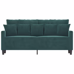 Divano a 2 Posti Verde Scuro 140 cm in Vellutocod mxl 83997 - Vista aggiuntiva 3