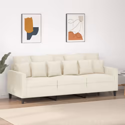 Questo divano a tre posti è il luogo ideale per chiacchierare, leggere, guardare la TV o semplicemente rilassarsi. È destinat ...